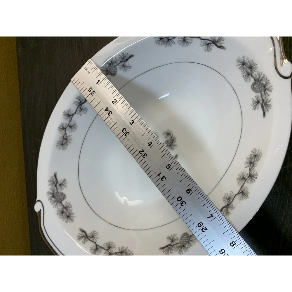 Empress China Seyei Japan Silver‎ Cone 400 Vegetable Serving Bowl